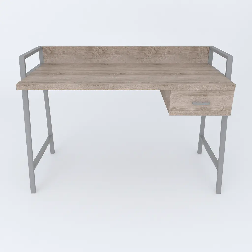 Письменный стол Ferrum-decor 750x1200x600 Серый металл ДСП Дуб Сонома Трюфель 32 мм (FRD-103454) - фото 3