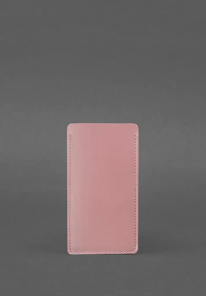 Шкіряний чохол для iPhone 13 Рожевий BlankNote - фото 2
