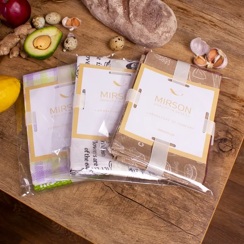 Полотенце MirSon №210 White birds 60х45 см (2200006738886) - фото 4