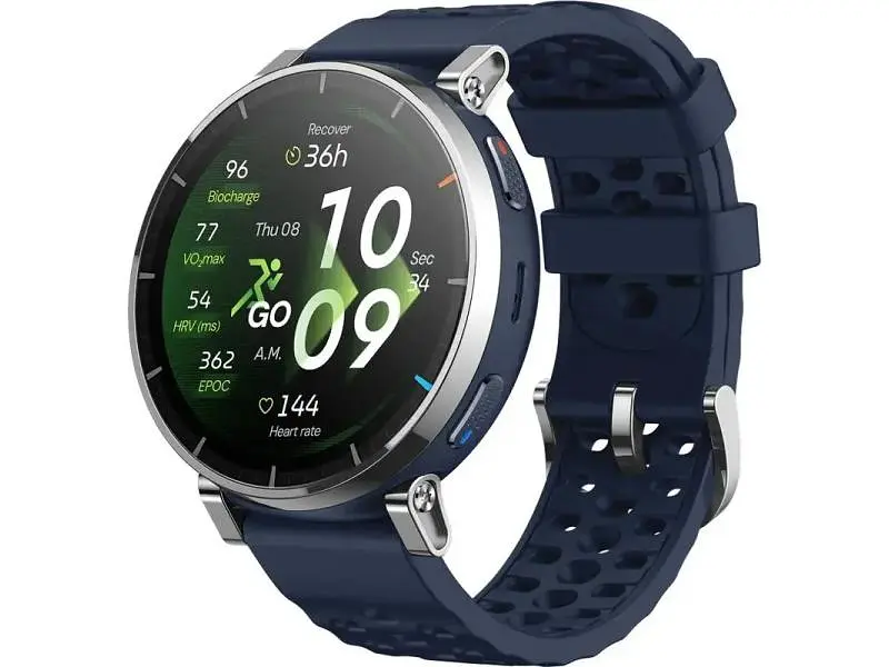 Смарт-годинник Amazfit Active 3 Premium Atlas Blue (W2559GL2N)