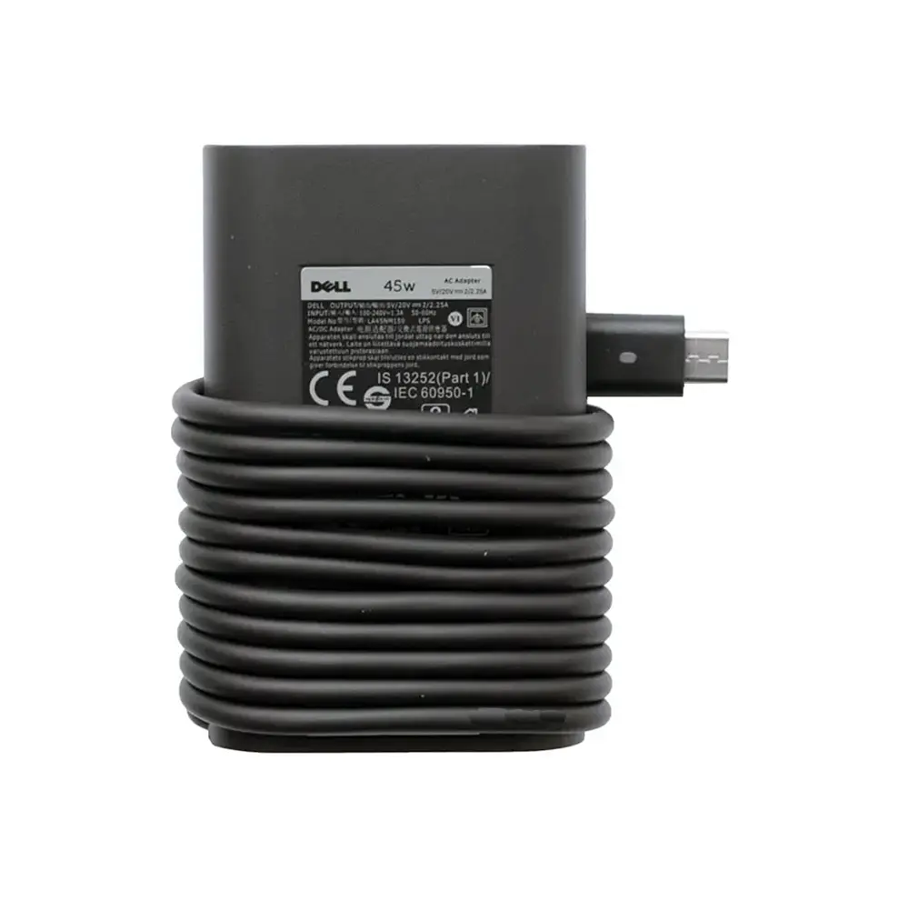 Блок живлення (зарядка) для ноутбука Dell 45W (5V/20V - 2A/2.25A Type-C) USB-C конектор LA45NM150 0HDCY5, 45W, 2A, 2.25A, USB Type-C - фото 2