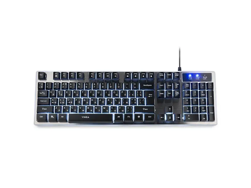 Клавіатура Vinga KBG839 Black - фото 2