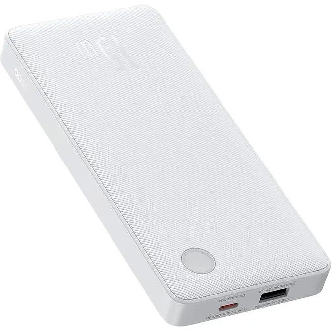 Зовнішній акумулятор Baseus Airpow Lite 10000mAh 15W White (P10067500213-00) [102135] - фото 2