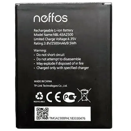 Батарея TP-Link NBL-43A2500 Neffos C7s