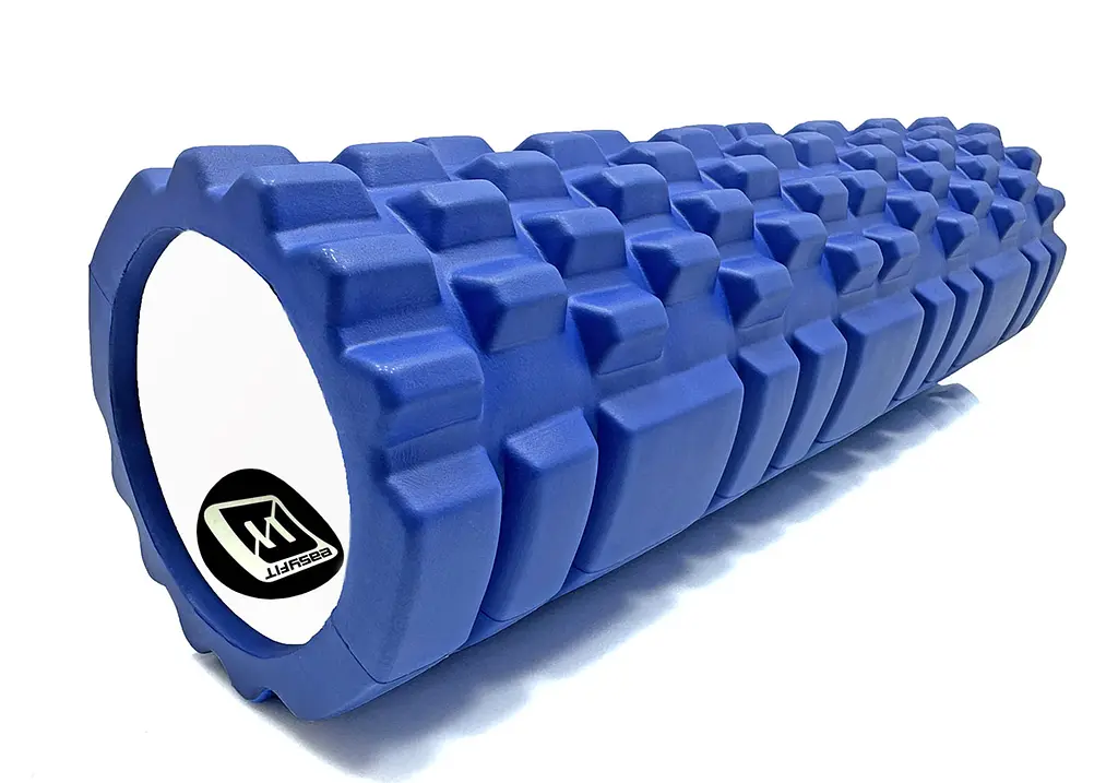 Масажний ролик EasyFit Grid Roller 45 см v.2.1 Синій (EF-2027-BL) - фото 2