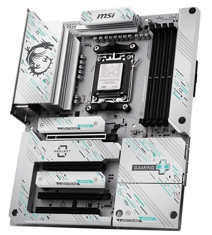 Материнська плата MSI B850 GAMING PLUS WIFI PZ (B850 GAMING PLUS WIFI PZ) (Socket AM5, AMD B850, ATX) - фото 3