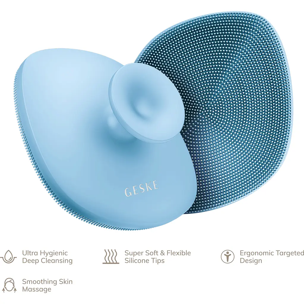 Щітка для тіла Geske Body Brush 4 в 1 аквамарин - фото 4