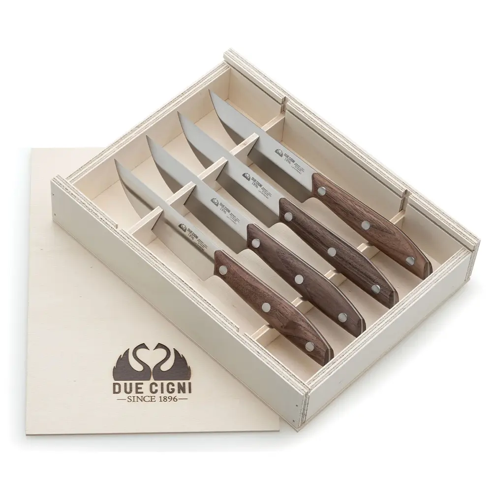 Набір ножів Due Cigni "1896" Steak America Walnut Handle - фото 2