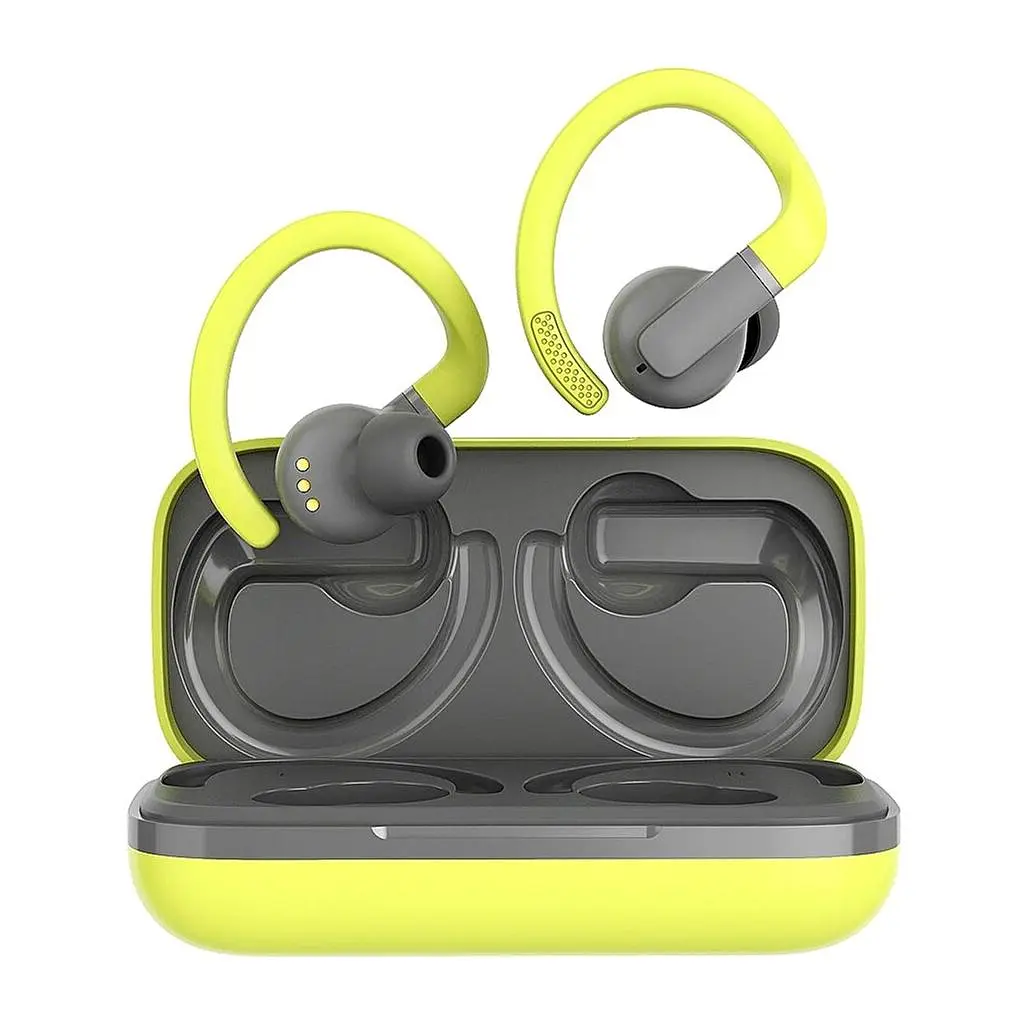 Навушники Canyon OnRun 11 Sport TWS жовто-сірі (CNS-TWS11GR)