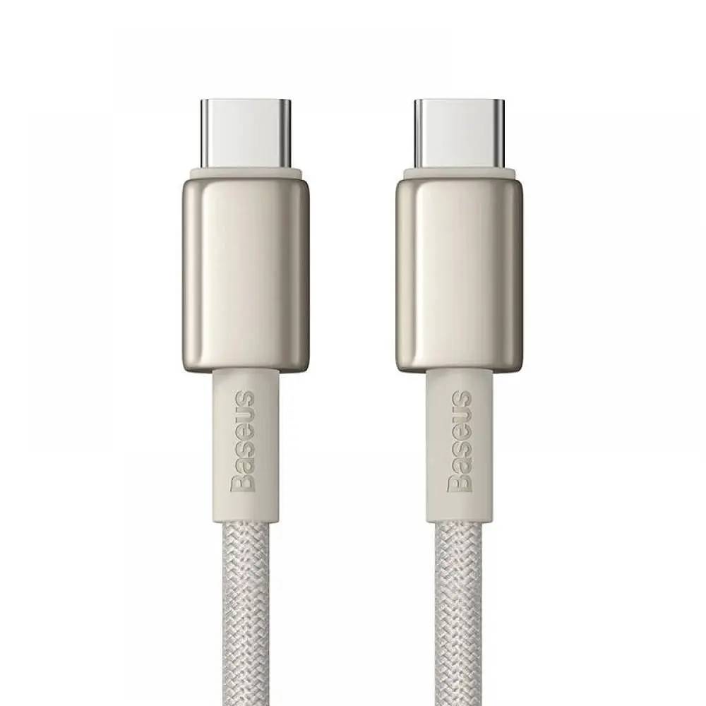 Кабель Baseus USB-C to USB-C Gold 100W 1m (P10319800G21-00) - фото 2
