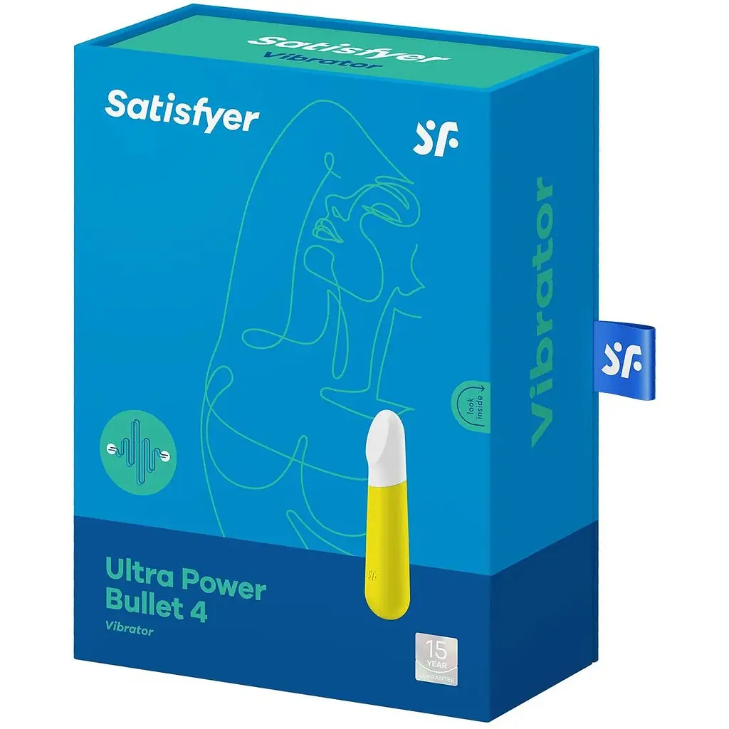 Віброкуля на акумуляторі Satisfyer Ultra Power Bullet 4 Yellow - фото 6