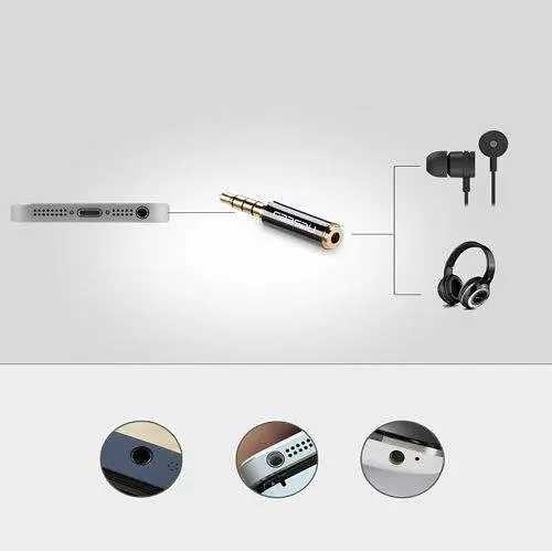 Адаптер UGREEN 3.5mm Male to 2.5mm Female Adapter (20502) - фото 3