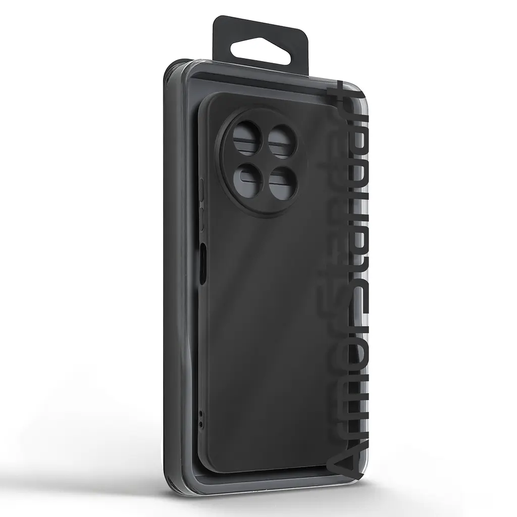 Чехол-накладка для смартфона TECNO Spark 30 Pro 4G (KL7) противоударный, силиконовый, термополиуретановый (ТПУ), с защитой камеры и корпуса, черный, защита всего корпуса, ArmorStandart (ARM83317) - фото 5