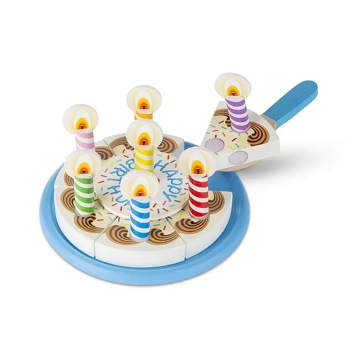 Деревянный игровой набор Melissa&Doug День рождения-торт (MD10511) - фото 4