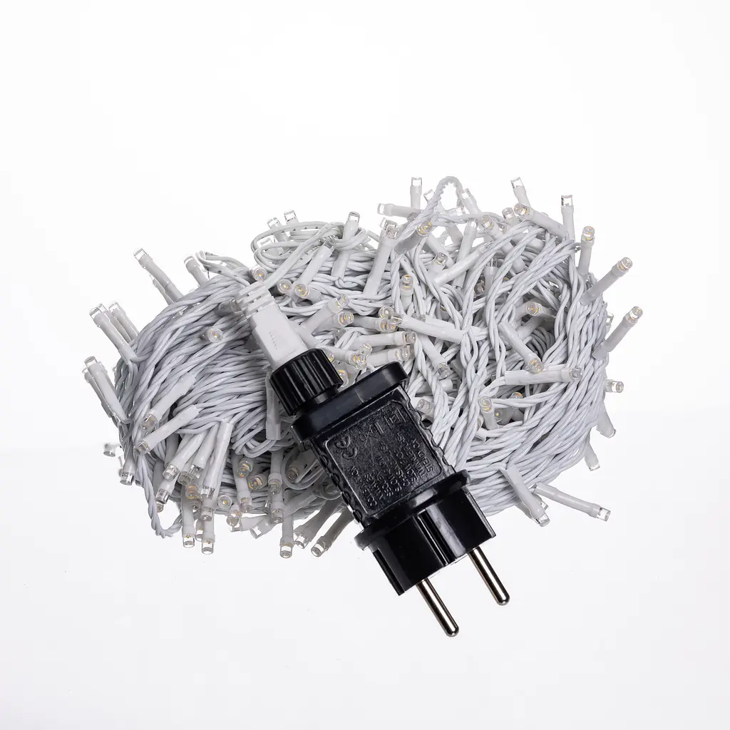 Гірлянда Нитка вулична GarlandoPro 30 м 300 LED білий дріт Жовтий CF300L30MWY - фото 3