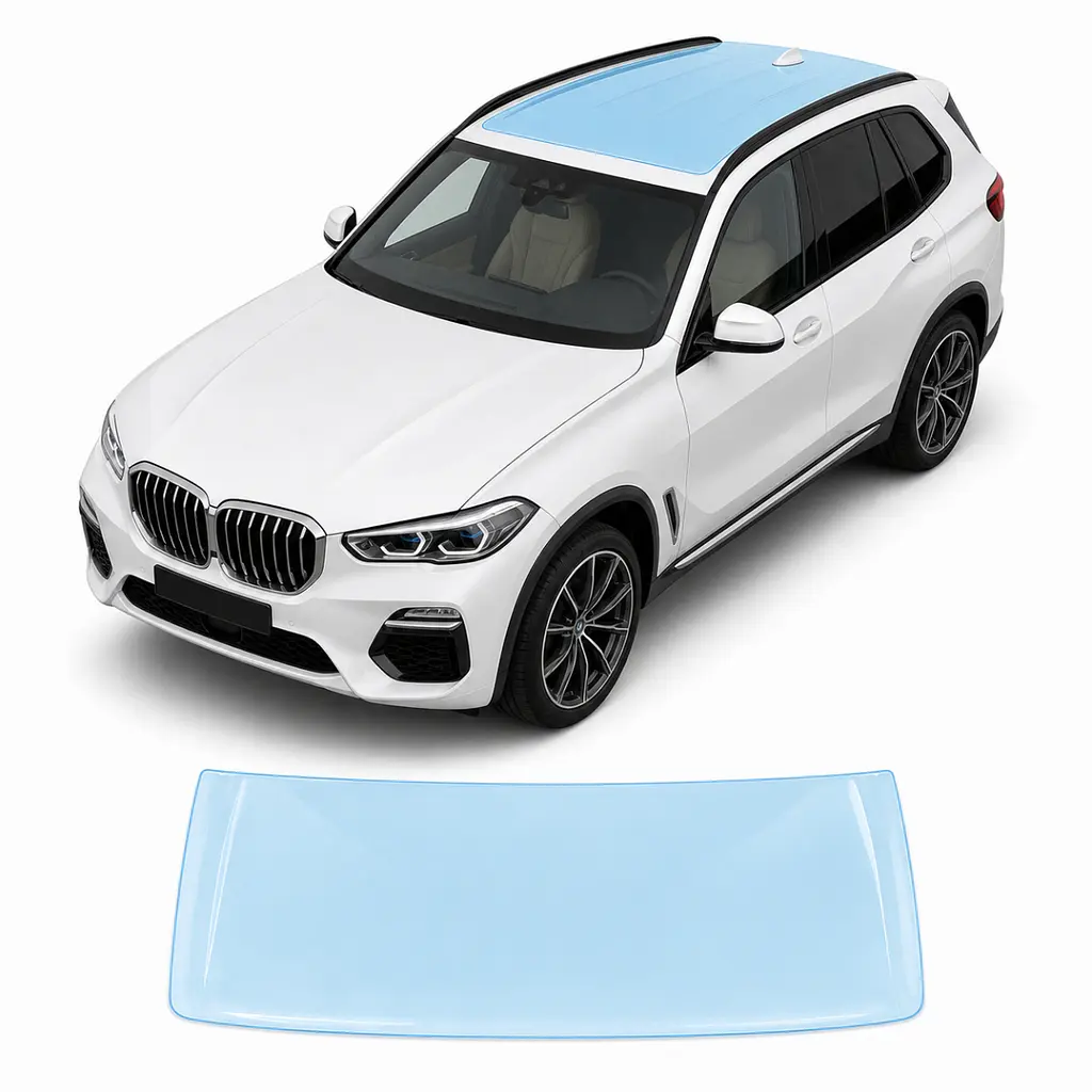 Антигравійна захисна бронеплівка за лекалами для BMW X5 G05 2018-2023 - зона даху