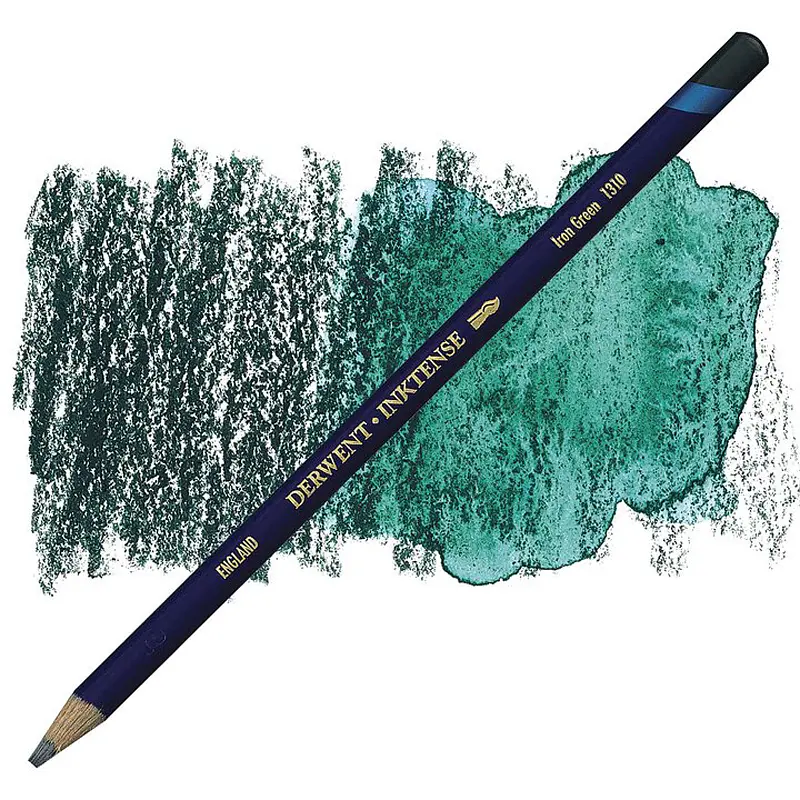 Олівець чорнильний Inktense (1310), Зелений сталевий, Derwent