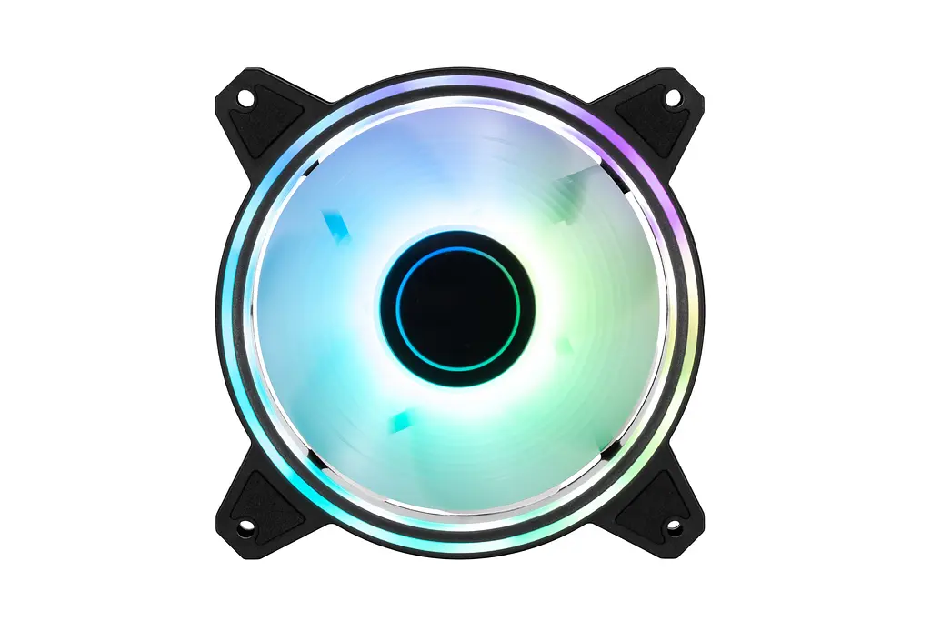 Кулер корпусний 2E GAMING Air Cool Infinity M ACF120IMW-ARGB 120 мм 1200 rpm 3pin, 3pin +5VARGB 22dBa чорний - фото 3