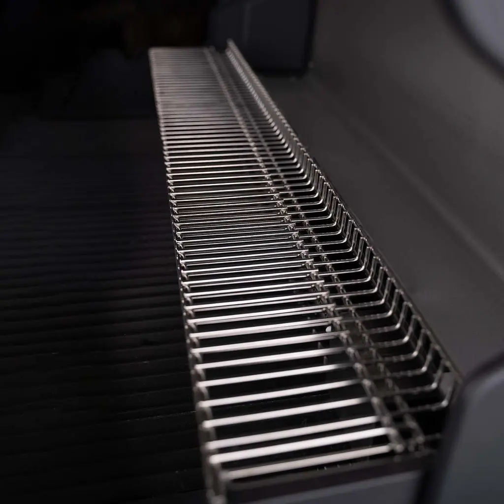 Газовый гриль Santos S-418 All Black с боковой и задней горелкой, черный полностью (890055) - фото 9