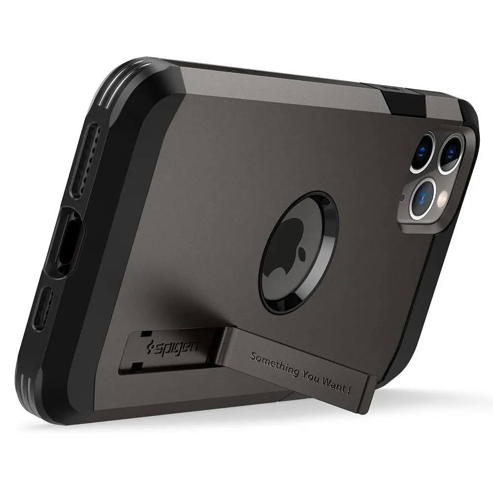 Чохол протиударний із підставкою Spigen Tough Armor XP для iPhone 11 Pro (5.8") Gun Metal - фото 2