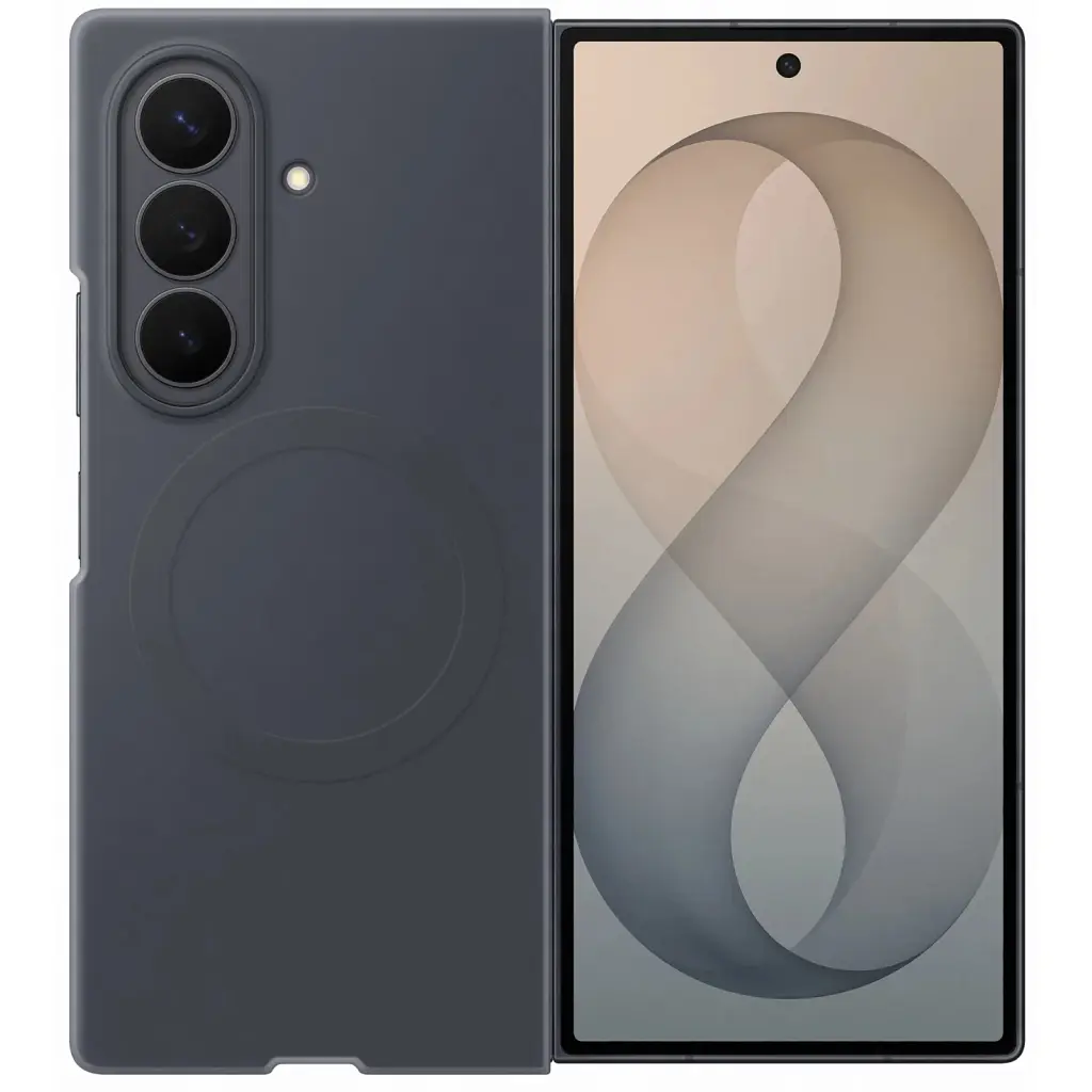 Чохол до мобільного телефона Samsung Galaxy Fold 8 Ultra Silicone Ring Magnet Graphite (EF-EF976CBEGUA) - фото 4