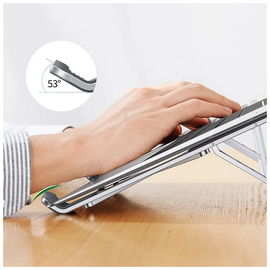 Підставка до ноутбука Ugreen LP451 Foldable Holder for Laptop Silver (40289) - фото 9