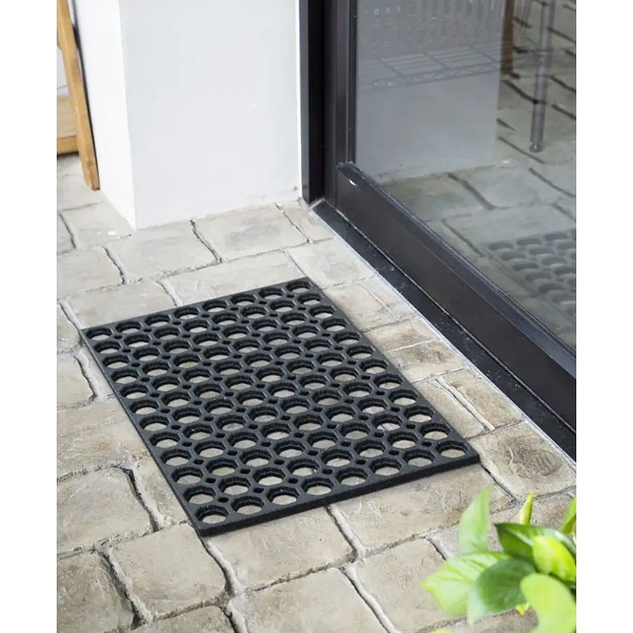 Килимок придверний MultyHome Honey Comb резиновий 45х 75 см (283083) - фото 6