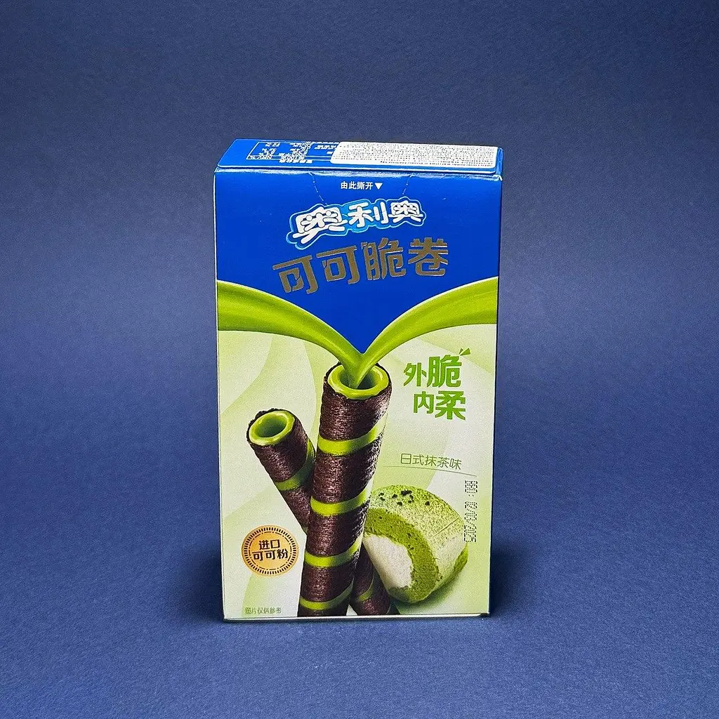 Вафельні трубочки Oreo Cocoa Crispy Roll Matcha 50 г - фото 2