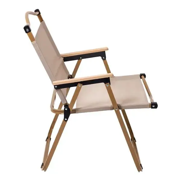 Стул для кемпинга Lugi складной с алюминиевым каркасом бежевый SJ-0032-1. - фото 4
