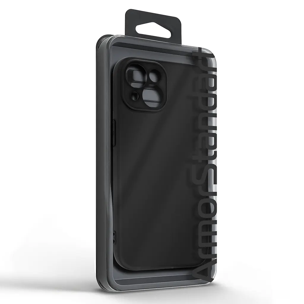 Чехол-накладка для смартфона Apple iPhone 15 противоударный, силиконовый, термополиуретановый (ТПУ), с защитой камеры и корпуса, черный, защита всего корпуса, ArmorStandart (ARM68245) - фото 5