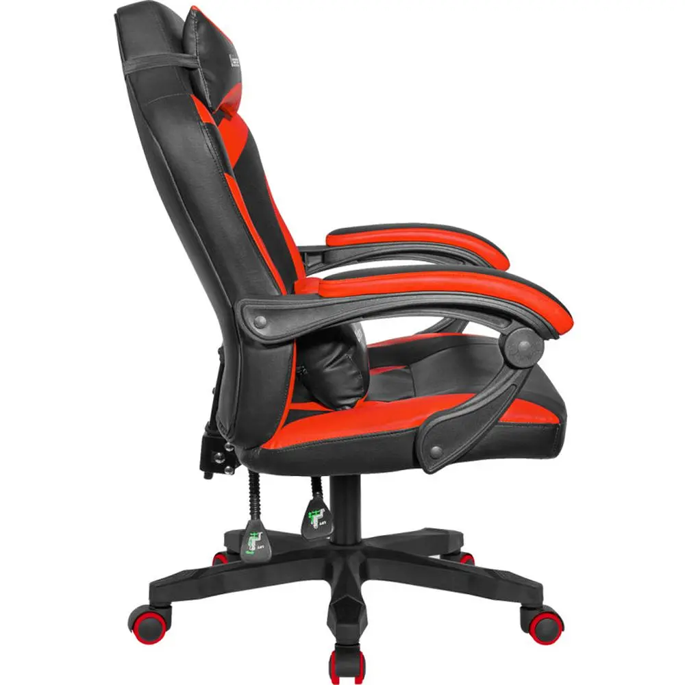 Крісло ігрове Defender Master поліуретан 50 мм клас 4 Black/Red - фото 3