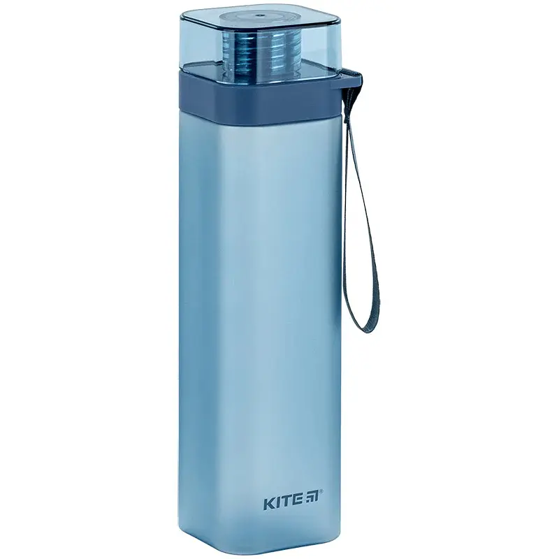 Пляшечка для води Kite квадратна 700 мл синя (K24-1210-1) - фото 2