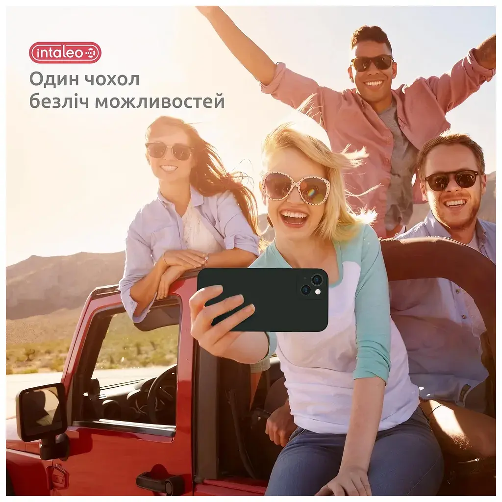 Чохол до мобільного телефона Intaleo SoftShell Apple iPhone 14 Dark Green (1283126557675) - фото 6