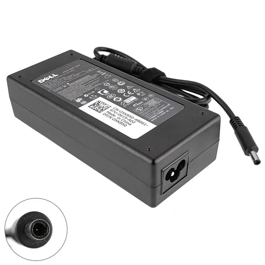Блок живлення для ноутбука DELL 19.5V 6.67A 130W 4.5x3.0-PIN чорний RECTANGULAR