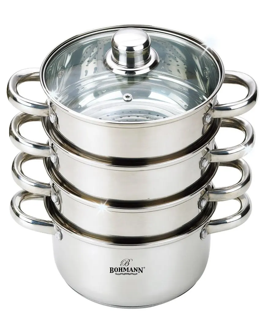 Пароварка Bohmann BH 3218 5 предметів 6,5 л. 26 см