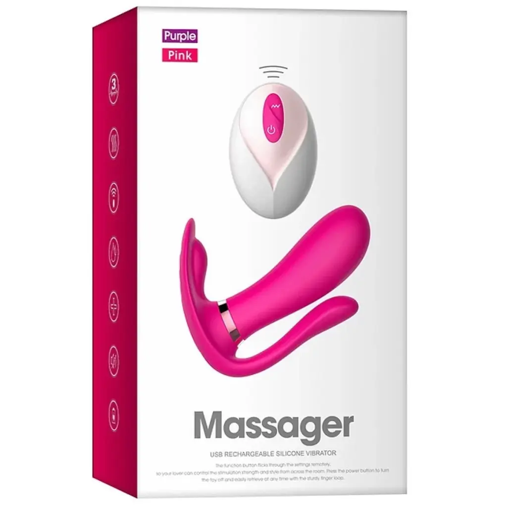 Вібратор B-Series Cute Remote wearable, 11.5 см (рожевий) - фото 5