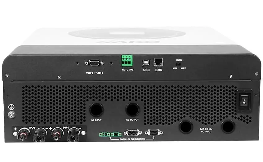 Инвертор Sako 11kW SUNPOLO-11K 11KW/48V+150A MPPT S2 42-00168 11000 Вт (42-00168) - фото 9