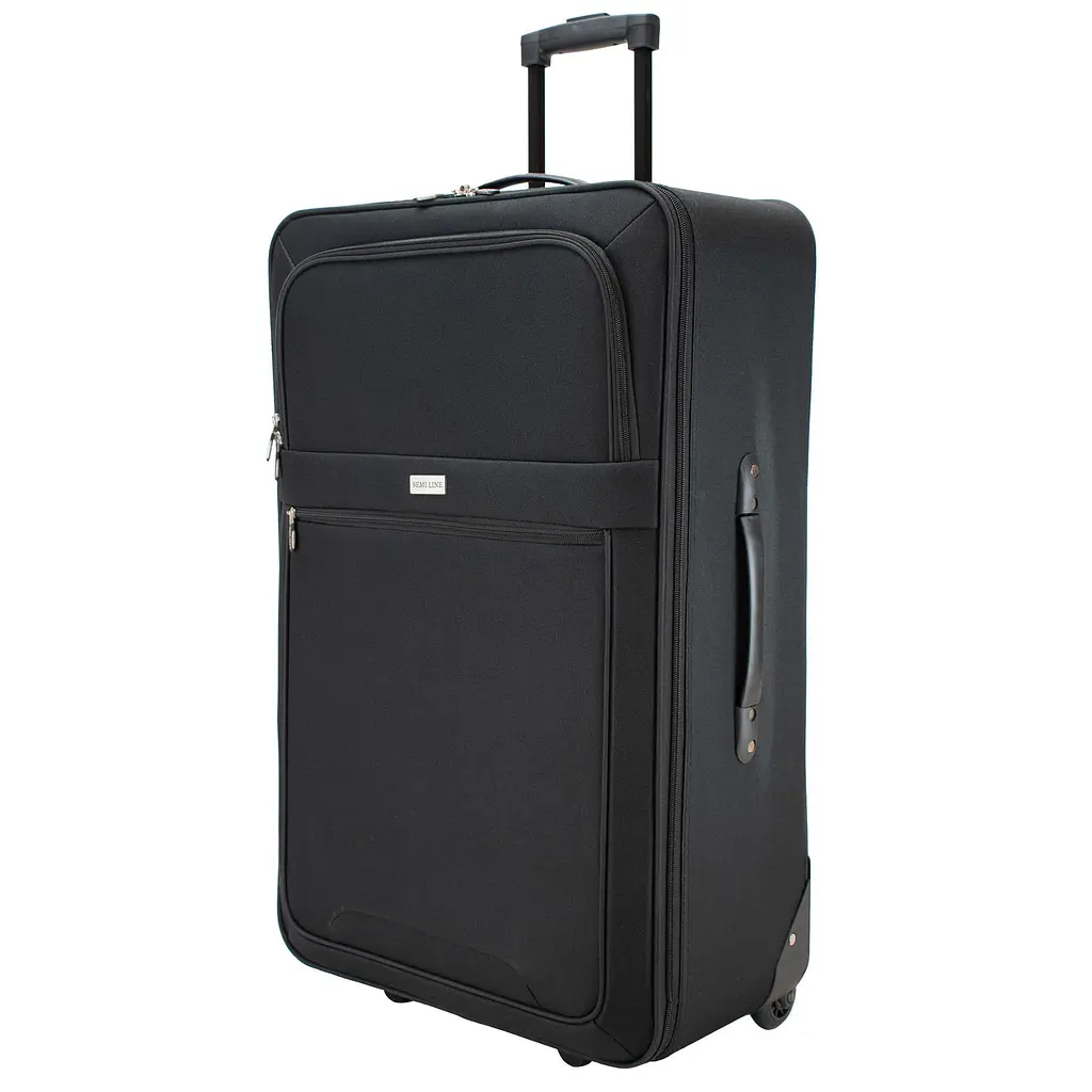Валіза велика Semi Line 28 дюймів (L) Polyester Black (T5659-3)