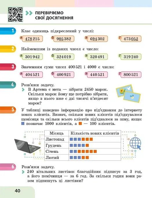 Математика. 4 клас. Навчальний посібник у 3-х частинах. Частина 2 - Оксана Онопрієнко - фото 9