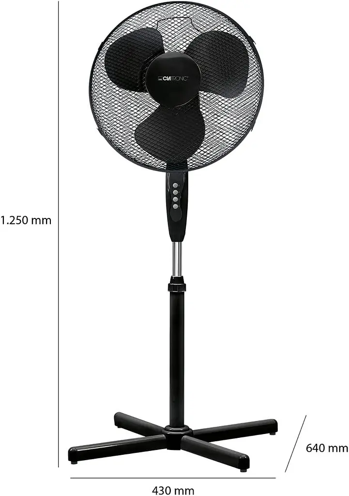 Вентилятор Clatronic VL 3603 Black - фото 3