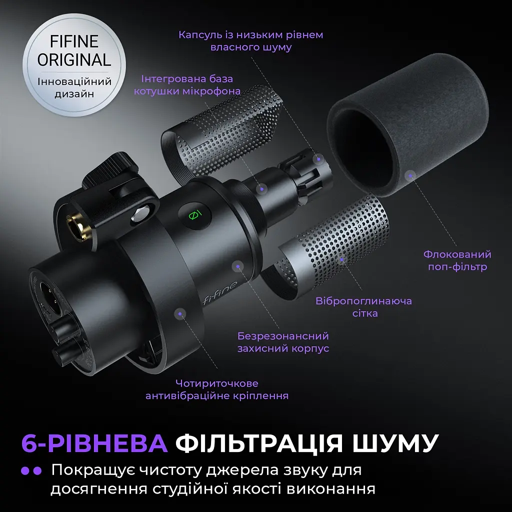 Мікрофон Fifine K688CT - фото 6