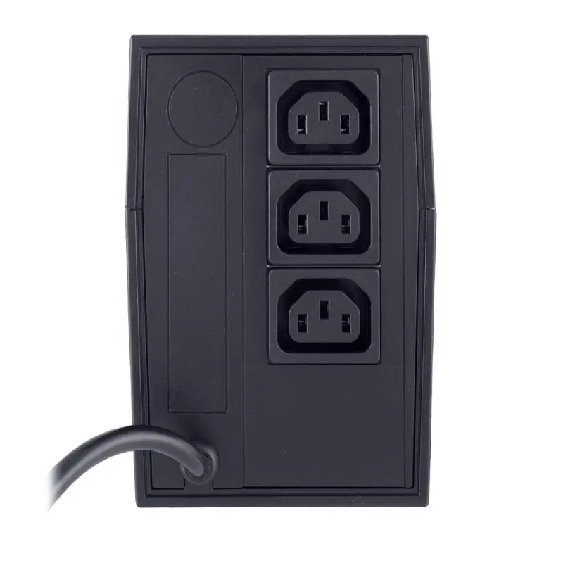 ИБП PowerCom RPT-1000A IEC Black, 1000VA, 600W, линейно-интерактивный, AVR, 3 розетки (IEC), батарея 12В/9Ач x 1 шт - фото 3