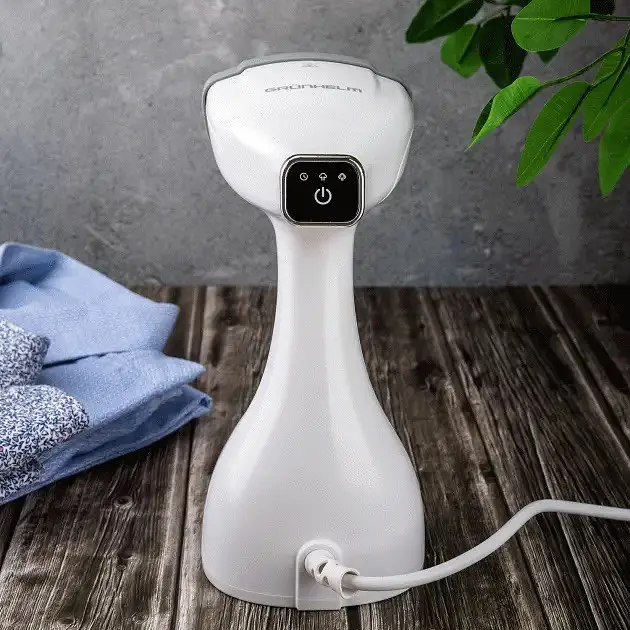 Вертикальный отпариватель Grunhelm GHS1509 ручной паровой утюг для одежды 1500 Вт 300 мл 25 г/мин Белый - фото 8