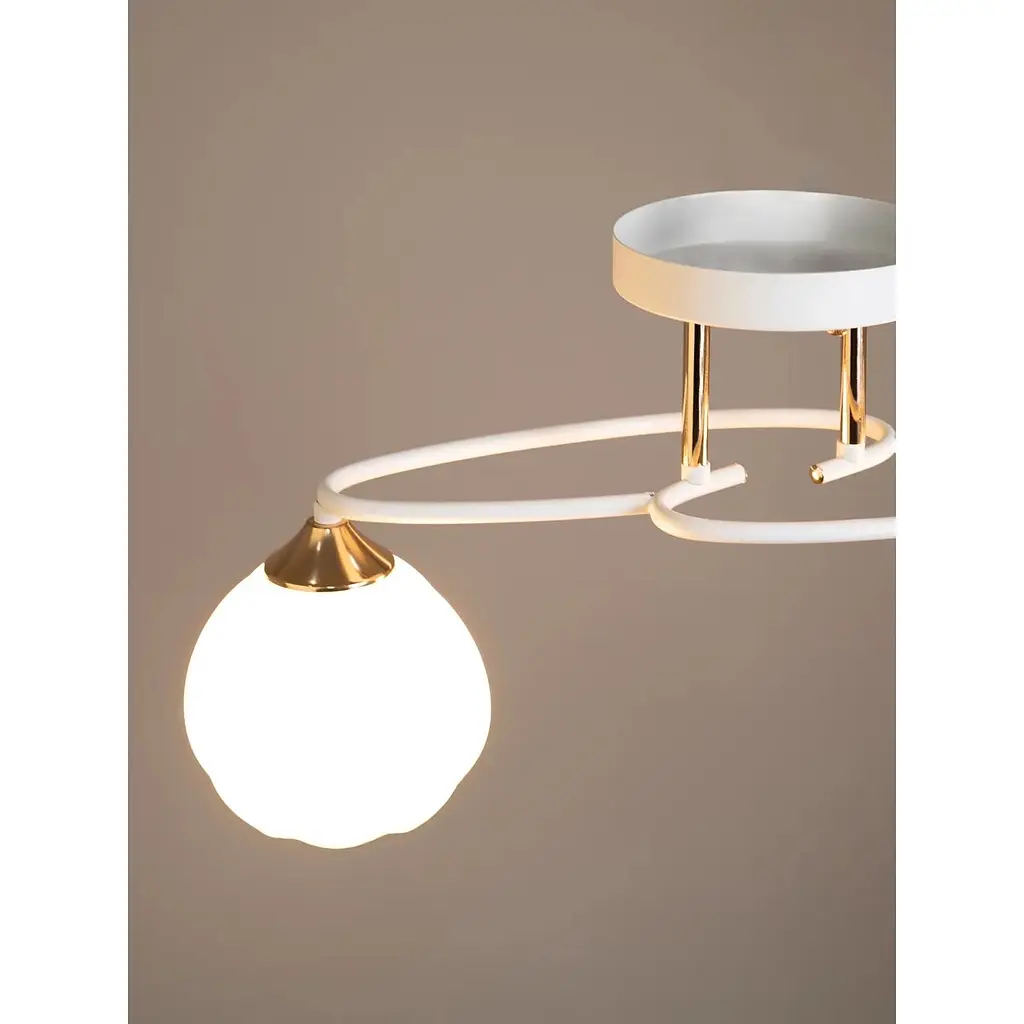 Люстра Brille LK-736C/2 E27 WH+FG - фото 4