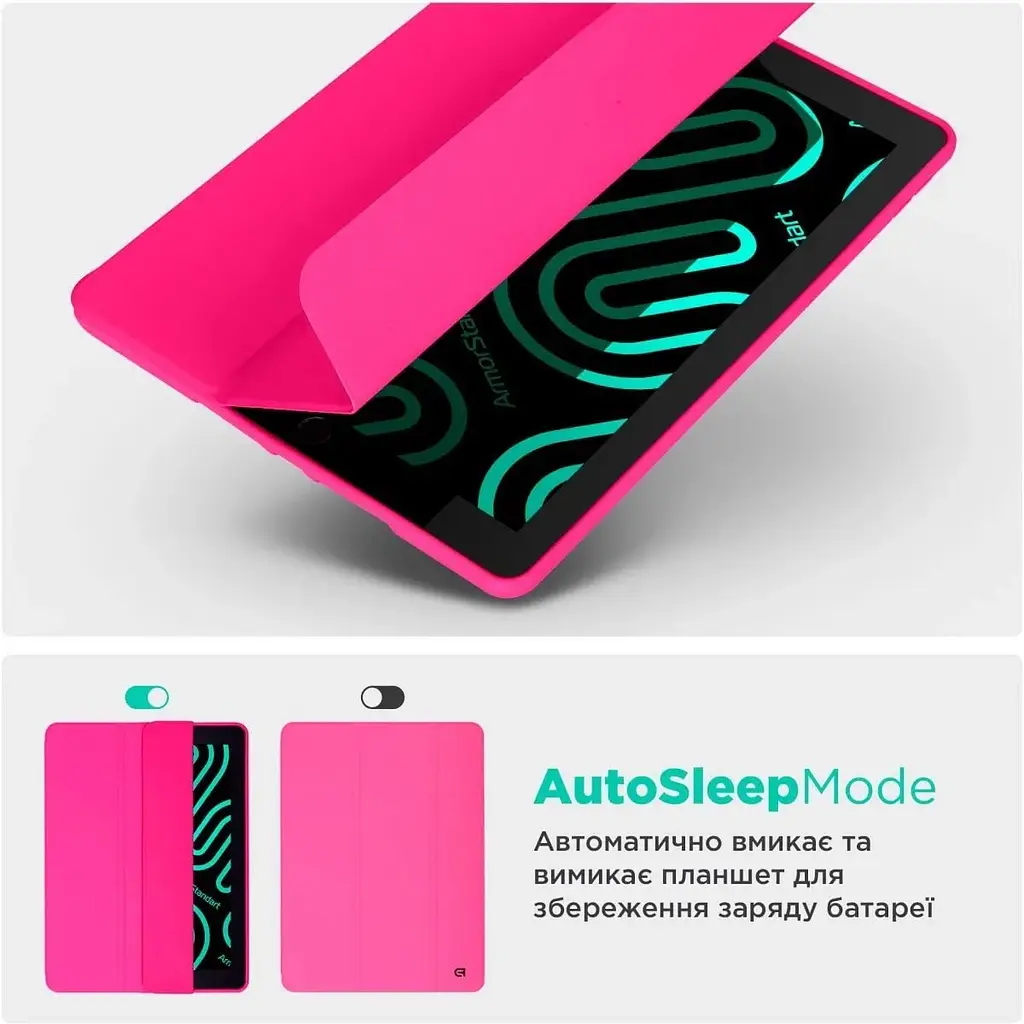 Чохол-книжка ArmorStandart Smart Fold Pen для Apple iPad 11 2025 [A16] / 10.9 2024 / 2022 Rose Red [ARM74945] [133702] - фото 7