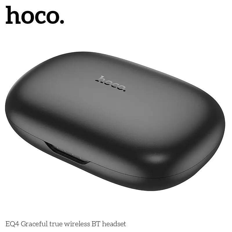 Наушники Hoco EQ4 Graceful TWS headset |BT5.3, 500mAh, 12h| black - фото 4