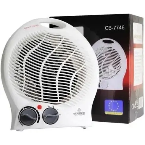 Тепловентилятор Crownberg CB-7746 побутовий обігрівач дуйчик 2000 Вт - фото 3