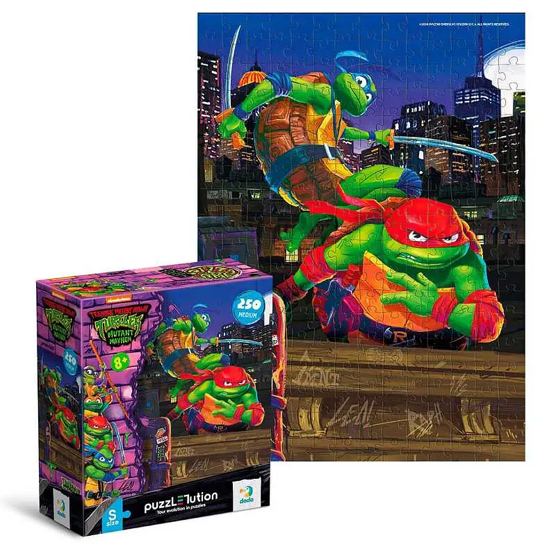 Пазл Medium-S "TMNT. Леонардо та Рафаель" 250 елементів 200528 DoDo, в коробці (4823115909091) - фото 2
