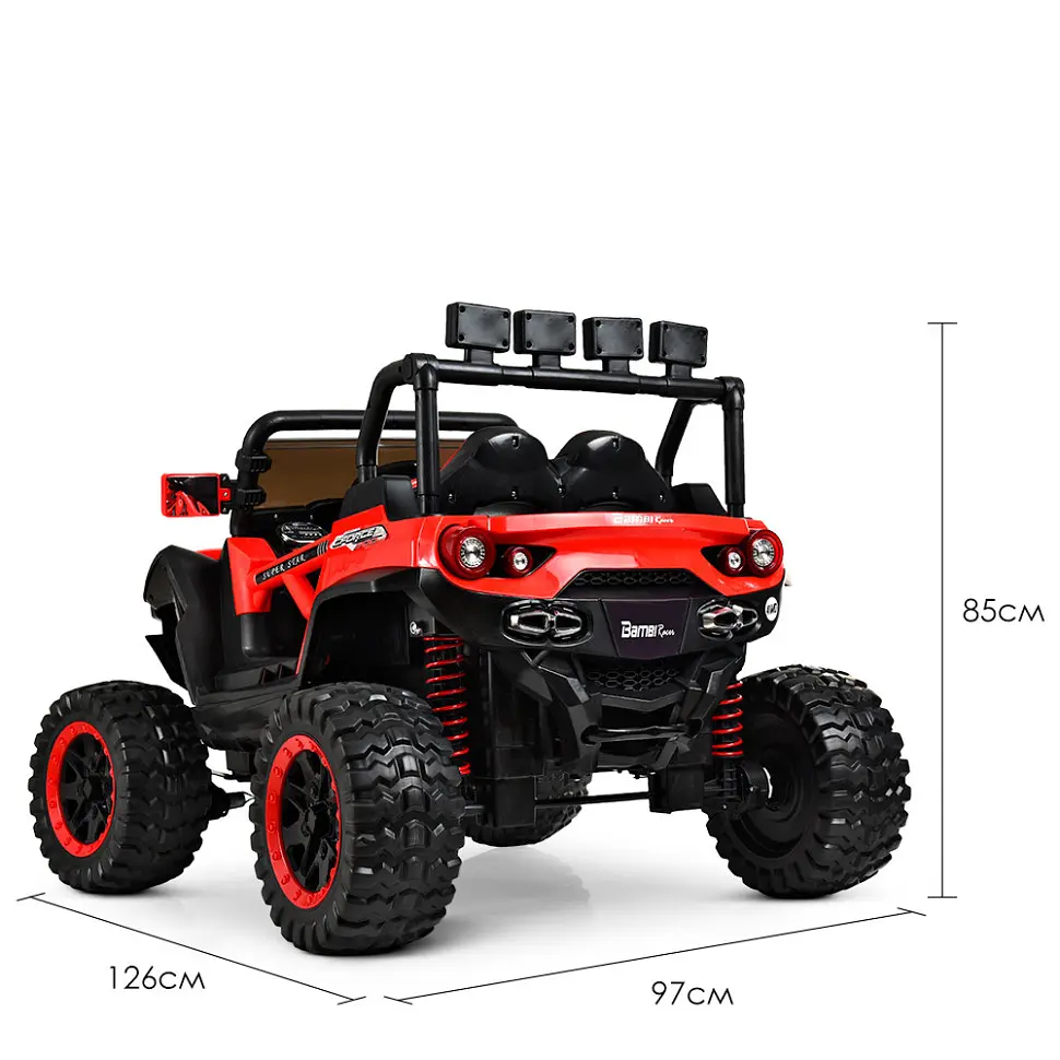 Детский электромобиль Bambi Джип M 3804EBLR-3 с музыкой и светом - фото 2