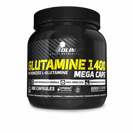 Амінокислота Glutamine 1400 Mega Caps, 300 капсул Olimp fit0018962